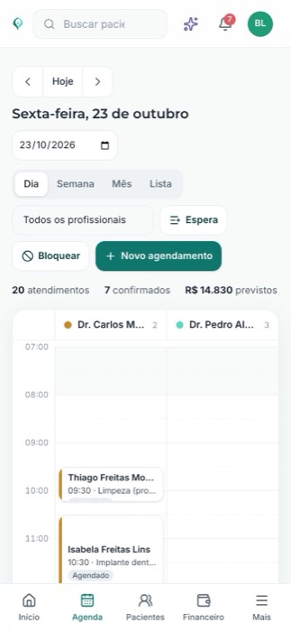 Agenda no celular