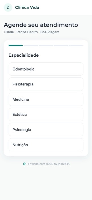 Agendamento online pelo celular